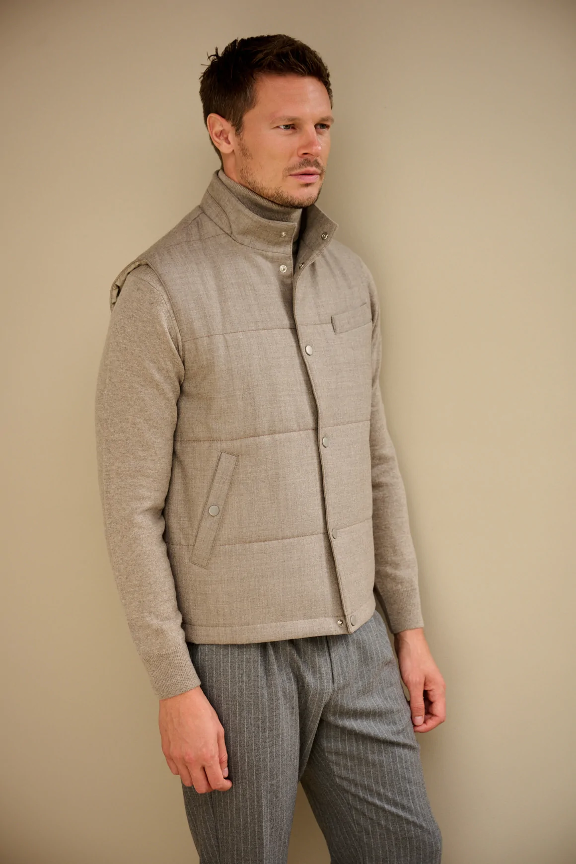 Gilet COSMA Taupe