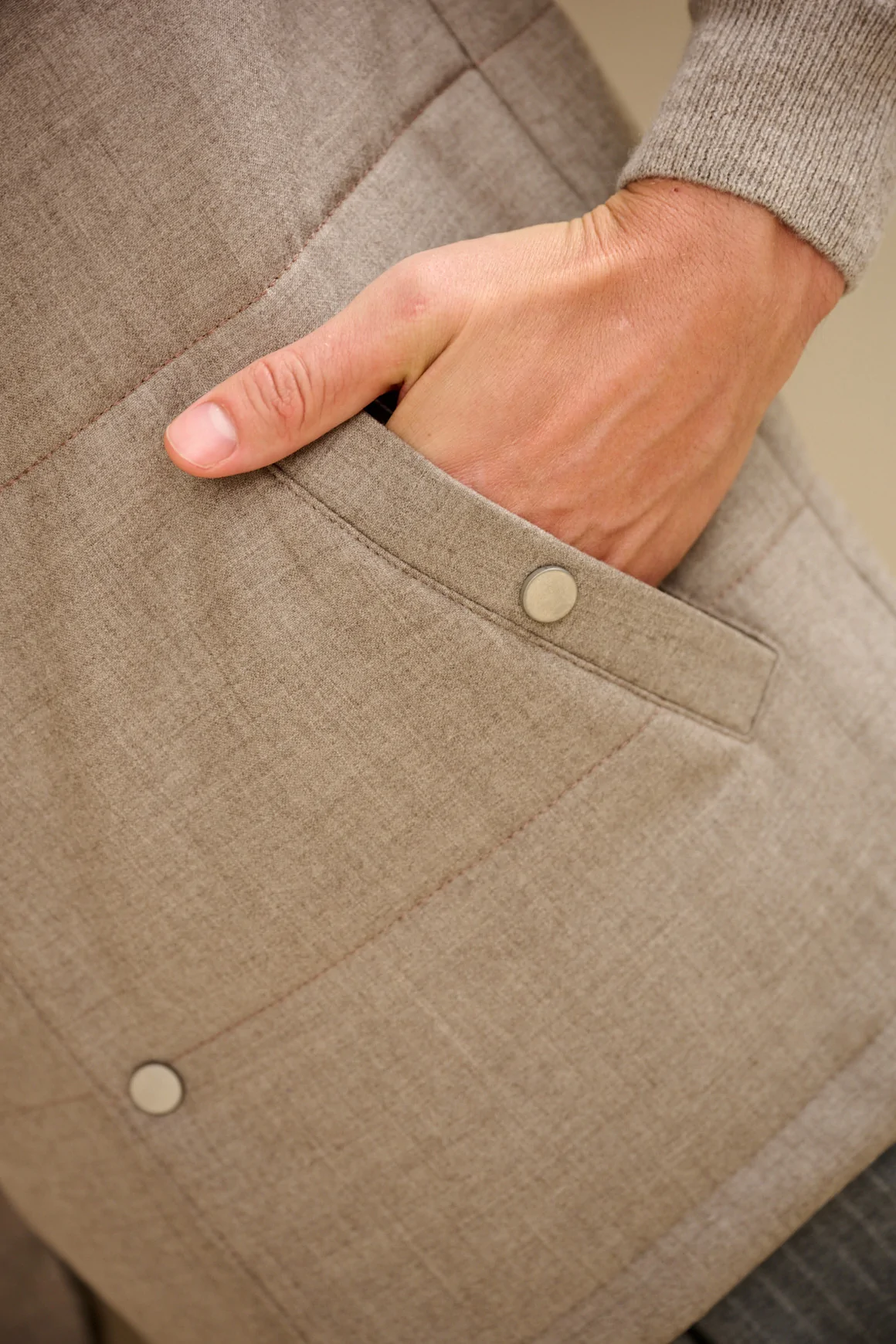 Achat Gilet COSMA Taupe