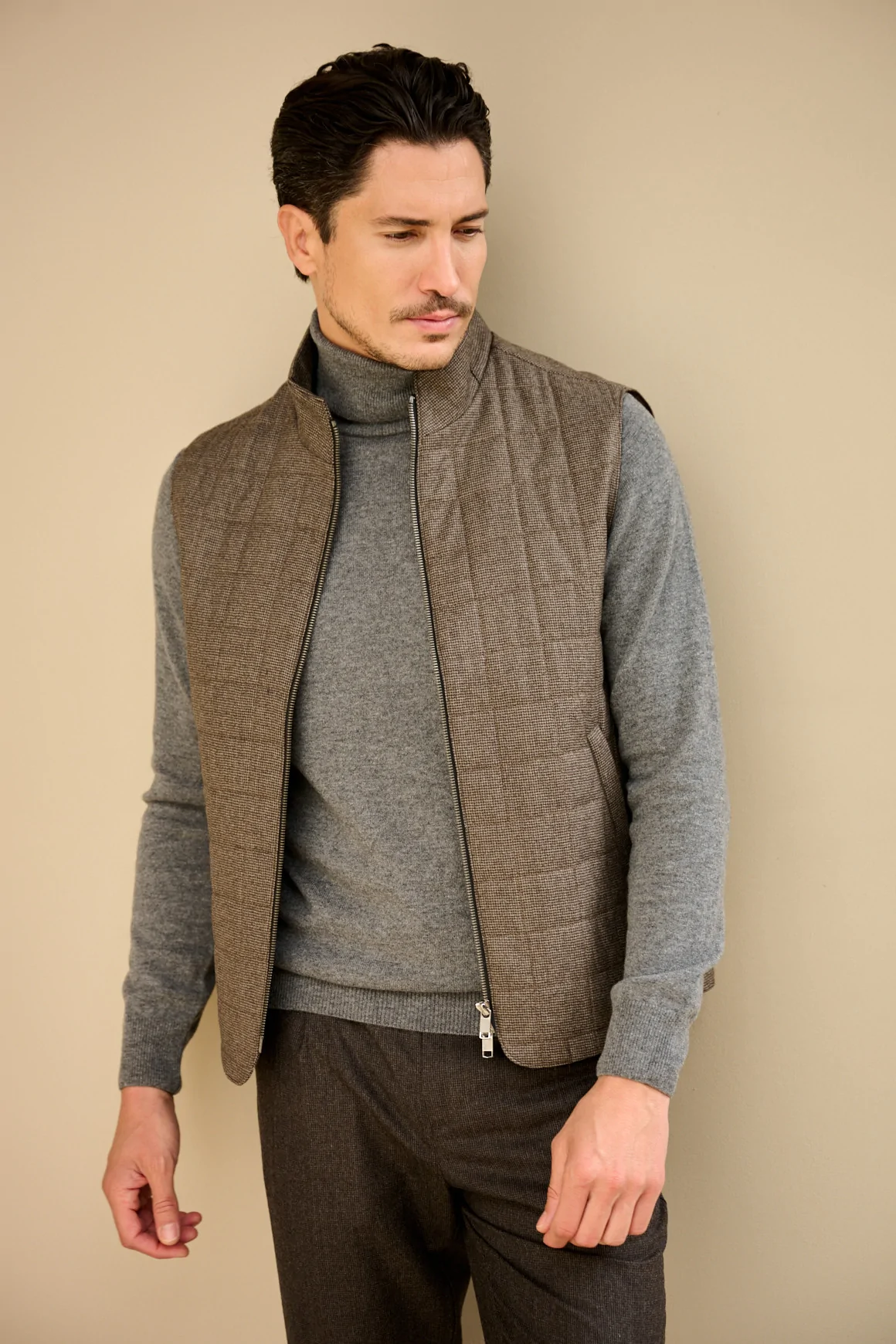 Doudoune BARBA Marron