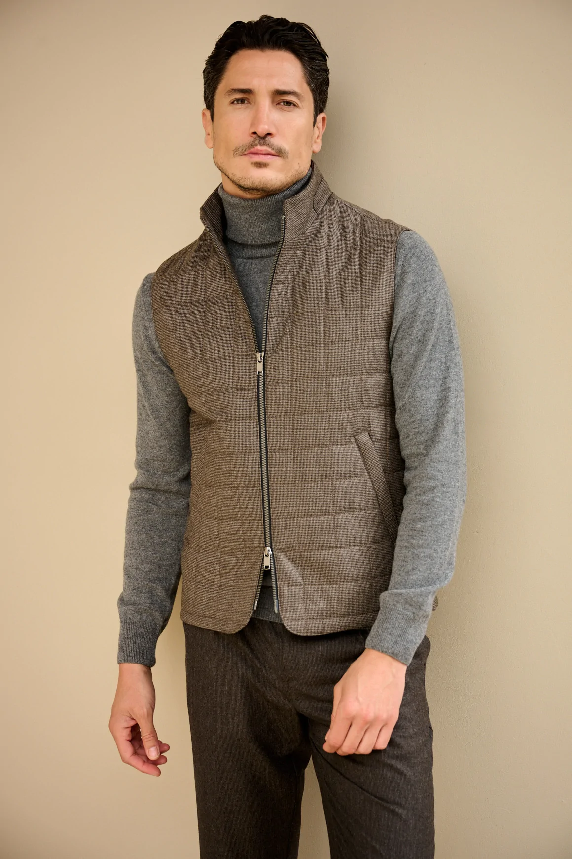 Achat Gilet BARBA Marron
