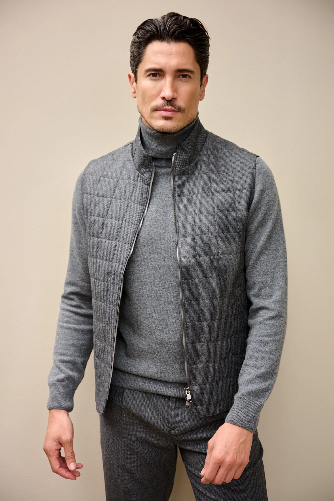 Gilet BARBA Gris
