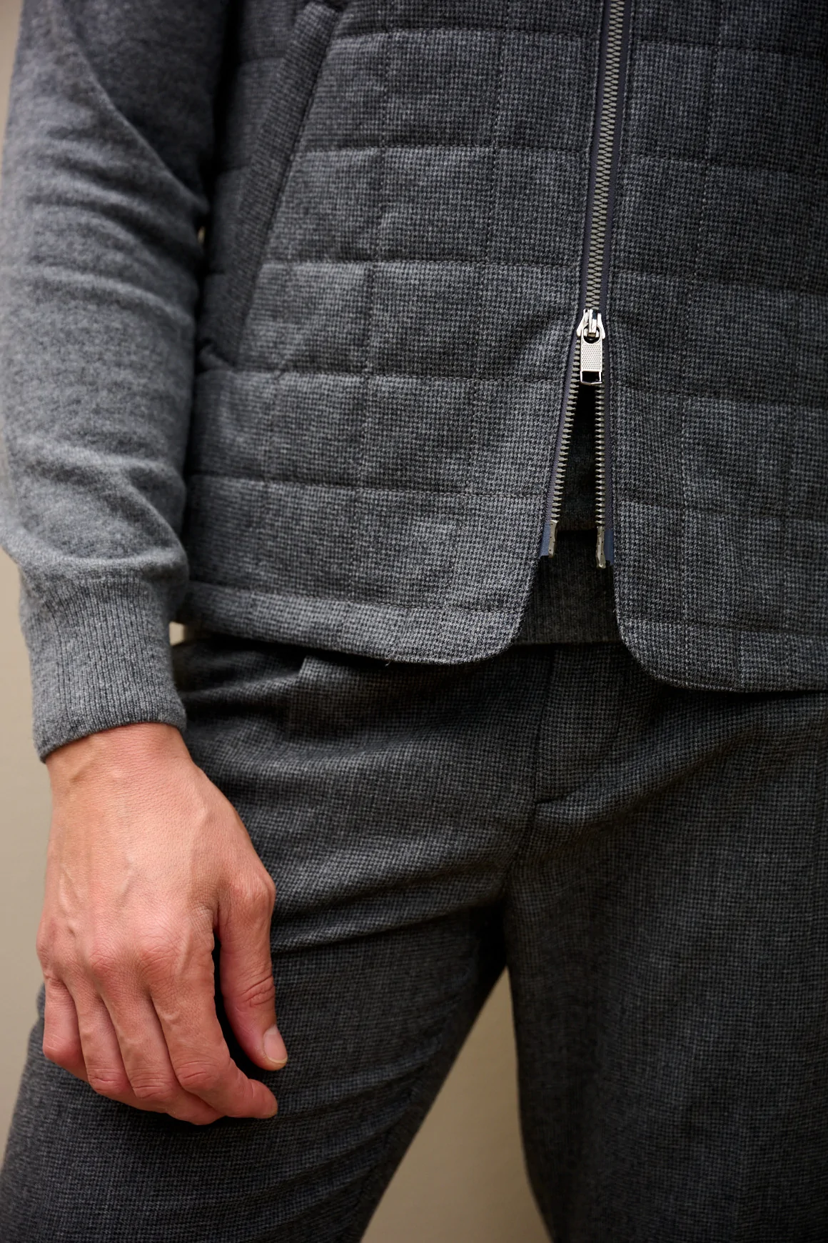 Achat Gilet BARBA Gris