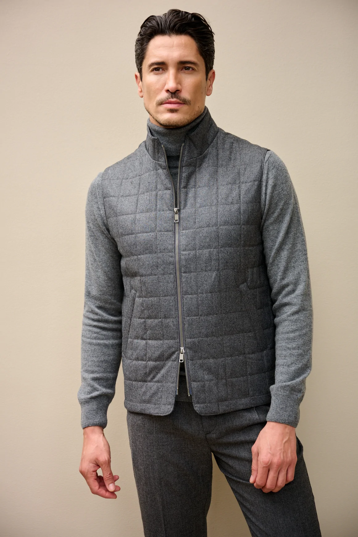 Achat Gilet BARBA Gris