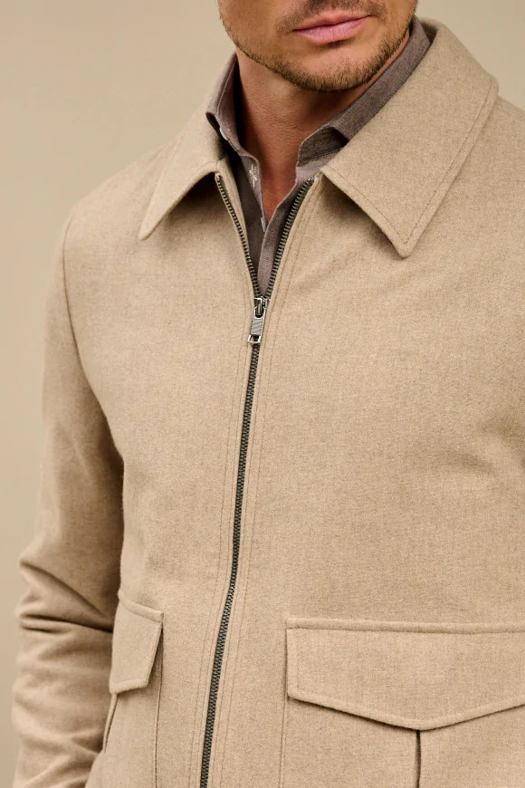 Achat Blouson MIKE Beige