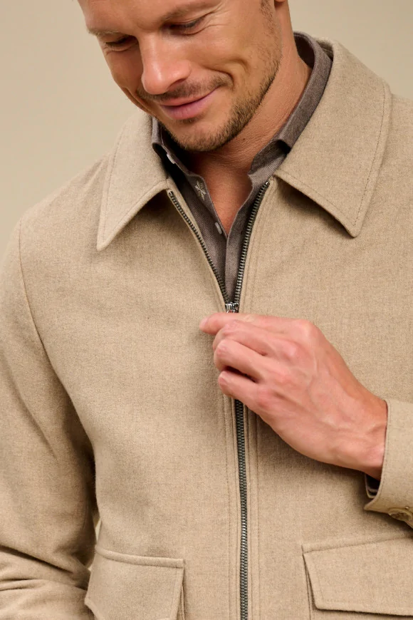 Achat Blouson MIKE Beige