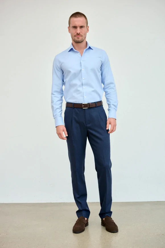 Achat Pantalon NEW YORK Bleu Marine Uni